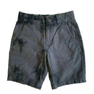 VGUC Boys Mossimo Blue Tie Dye Button Front Chino Shorts Size 4